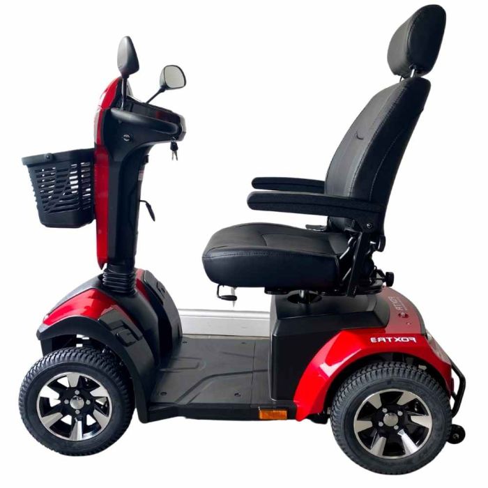 foxtr_3_mobility_scooter_red_side